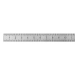 Steel ruler 150x13x0,5 mm Class: DIN2004/22/ ECII